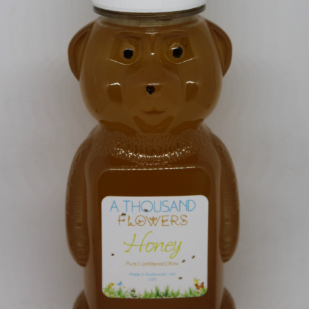 12 oz Raw Honey Bear | Snohomish, WA